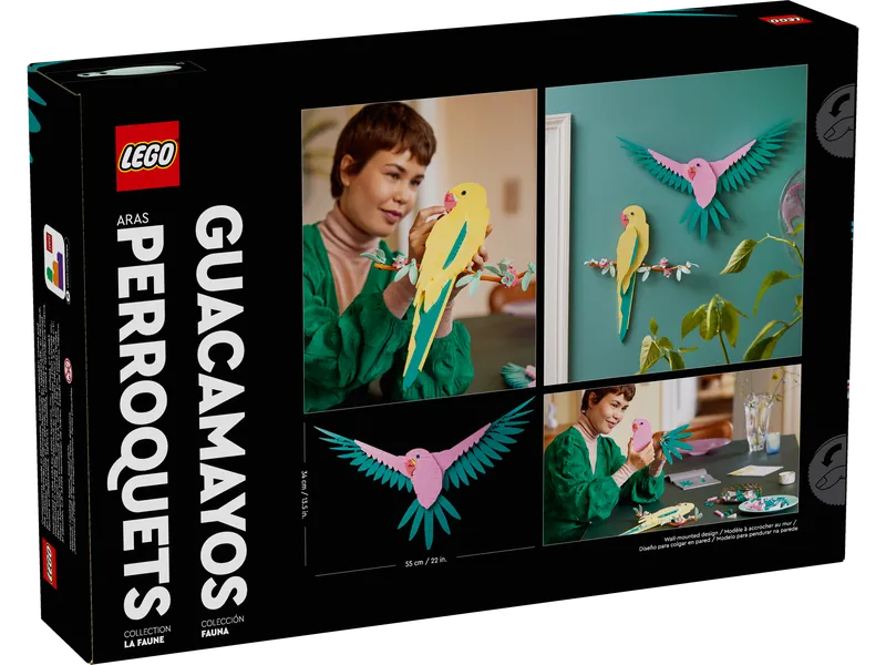The Fauna Collection – Macaw Parrots by LEGO – product photo 4 of 7