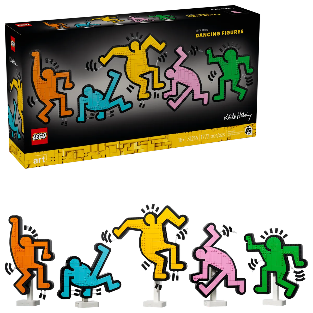 LEGO Keith Haring – Dancing Figures (31216) - Bild 2