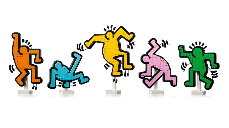 Keith Haring – Dancing Figures de LEGO – photo du produit 3 sur 10