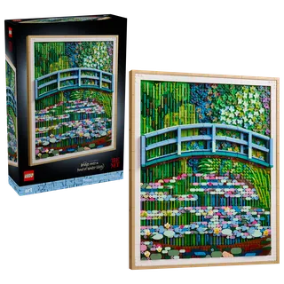 Claude Monet – Bridge over a Pond of Water Lilies von LEGO – Produktfoto 2 von 17