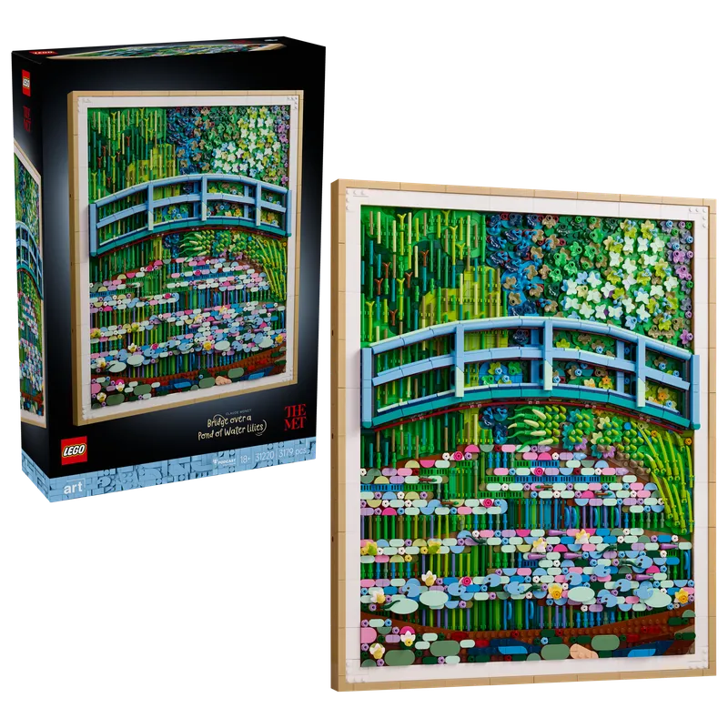 Claude Monet – Bridge over a Pond of Water Lilies von LEGO – Produktfoto 2 von 17