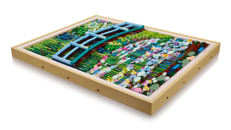 Claude Monet – Bridge over a Pond of Water Lilies von LEGO – Produktfoto 4 von 17