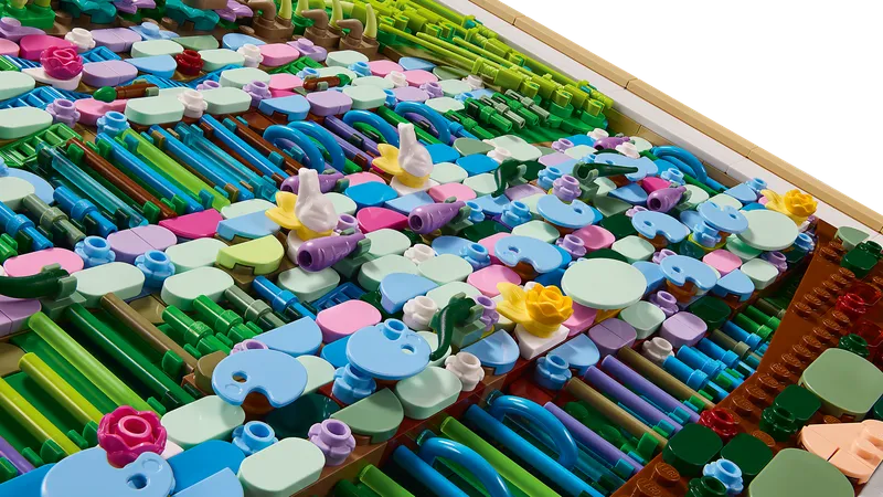 Claude Monet – Bridge over a Pond of Water Lilies von LEGO – Produktfoto 6 von 17