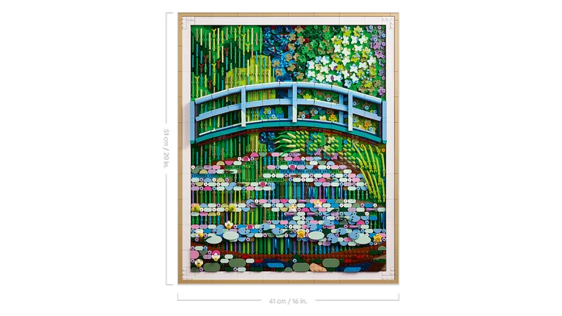 Claude Monet – Bridge over a Pond of Water Lilies von LEGO – Produktfoto 7 von 17