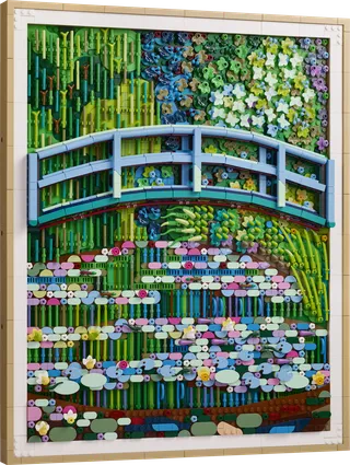 Claude Monet – Bridge over a Pond of Water Lilies von LEGO – Produktfoto 1 von 17