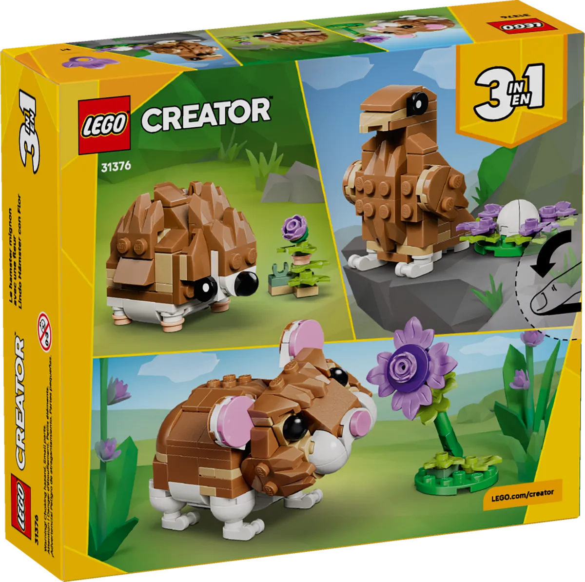 LEGO Cute Hamster with a Flower (31376) - Bild 21