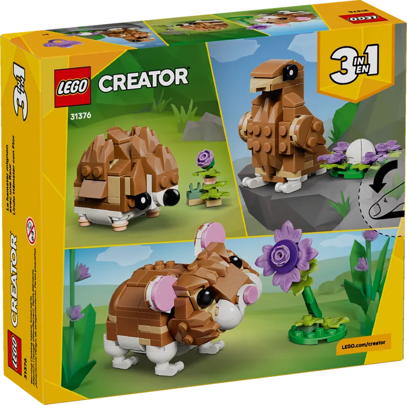 Cute Hamster with a Flower von LEGO – Produktfoto 14 von 33