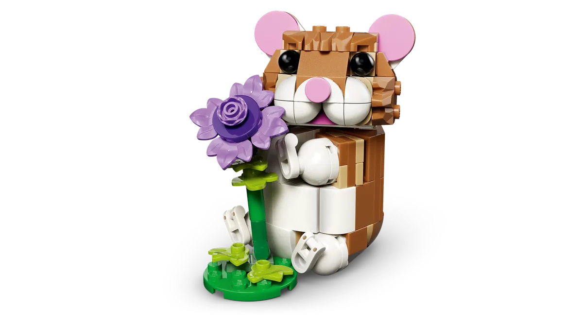 LEGO Cute Hamster with a Flower (31376) - Bild 4