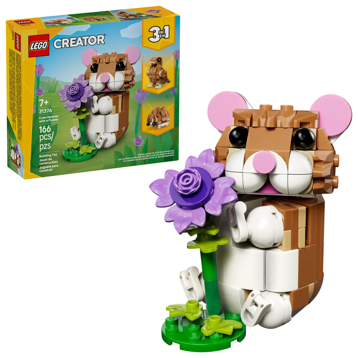LEGO Cute Hamster with a Flower (31376) - Bild 12