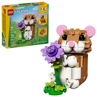 Cute Hamster with a Flower von LEGO – Produktfoto 2 von 33