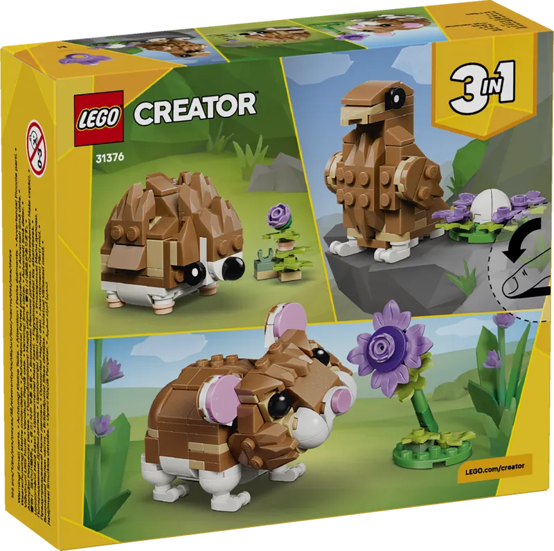 Cute Hamster with a Flower von LEGO – Produktfoto 23 von 33