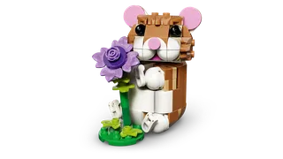 Cute Hamster with a Flower von LEGO – Produktfoto 24 von 33