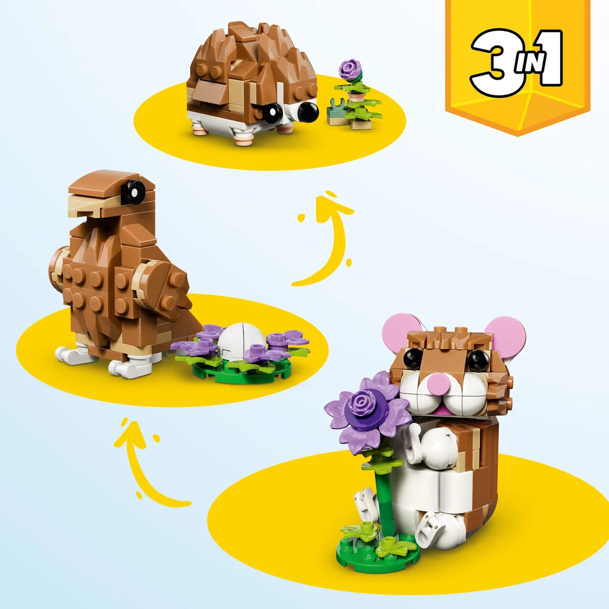 LEGO Cute Hamster with a Flower (31376) - Bild 28