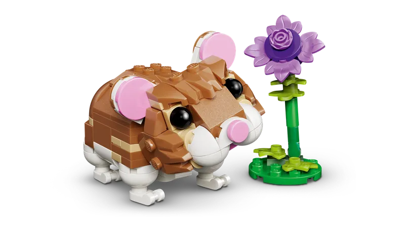 Cute Hamster with a Flower von LEGO – Produktfoto 29 von 33