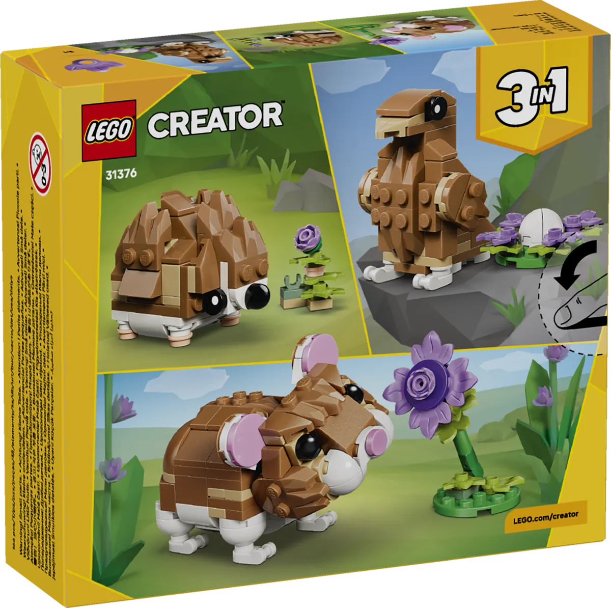 LEGO Cute Hamster with a Flower (31376) - Bild 32