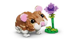 LEGO Cute Hamster with a Flower (31376) - afbeelding 4