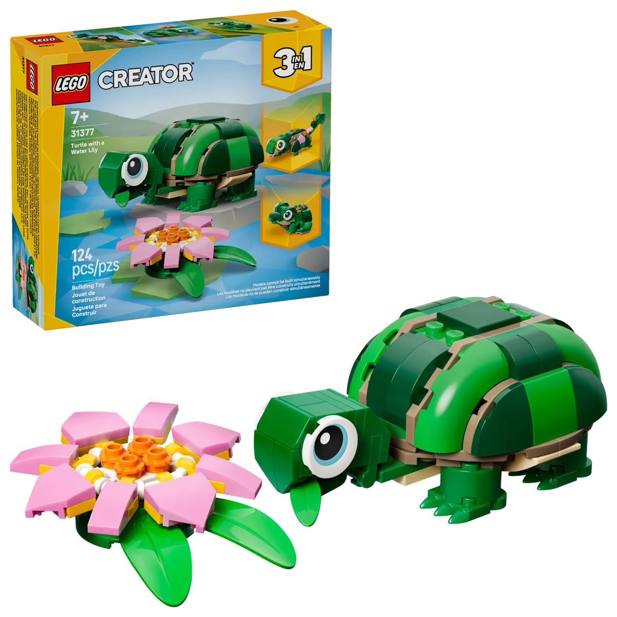 LEGO Turtle with a Water Lily Flower (31377) - Bild 8