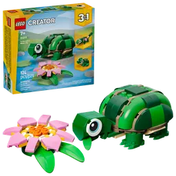 LEGO Turtle with a Water Lily Flower (31377) - afbeelding 1