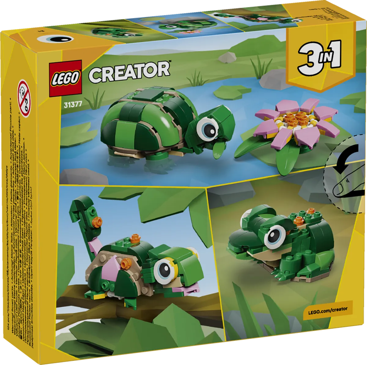 LEGO Turtle with a Water Lily Flower (31377) - Bild 24