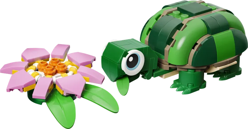 Turtle with a Water Lily Flower by LEGO – product photo 3 of 25