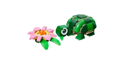 LEGO Turtle with a Water Lily Flower (31377)