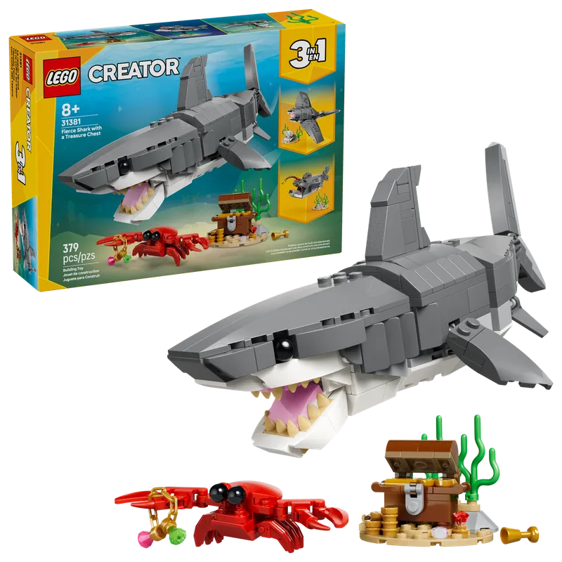 Fierce Shark with a Treasure Chest by LEGO – product photo 2 of 25
