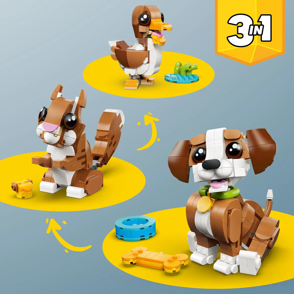 LEGO Cute Animals: Playful Puppy Dog (31382) - Bild 17