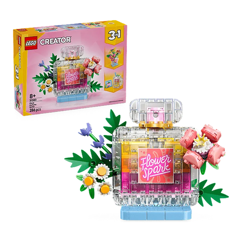 Floral Decor Perfume Bottle