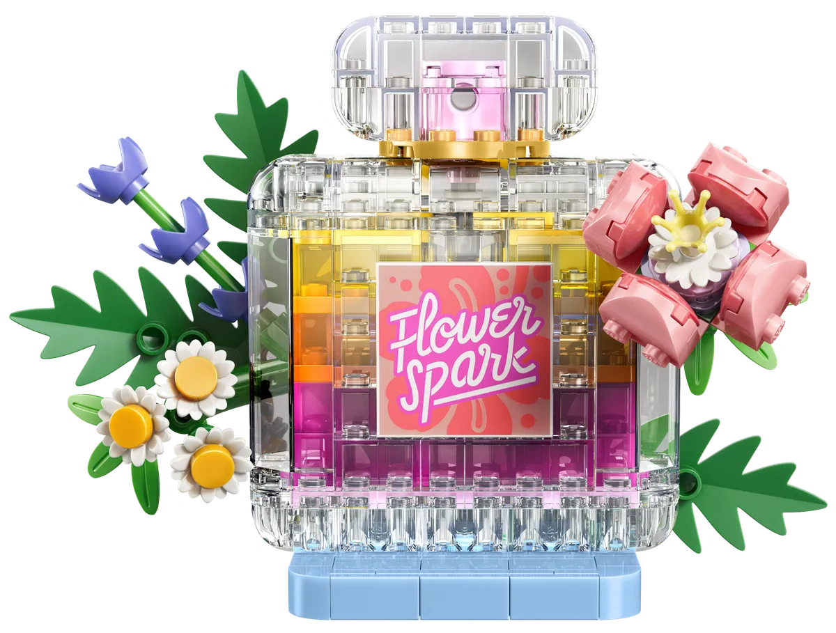 LEGO Floral Decor Perfume Bottle (31383)