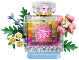 LEGO Floral Decor Perfume Bottle (31383)