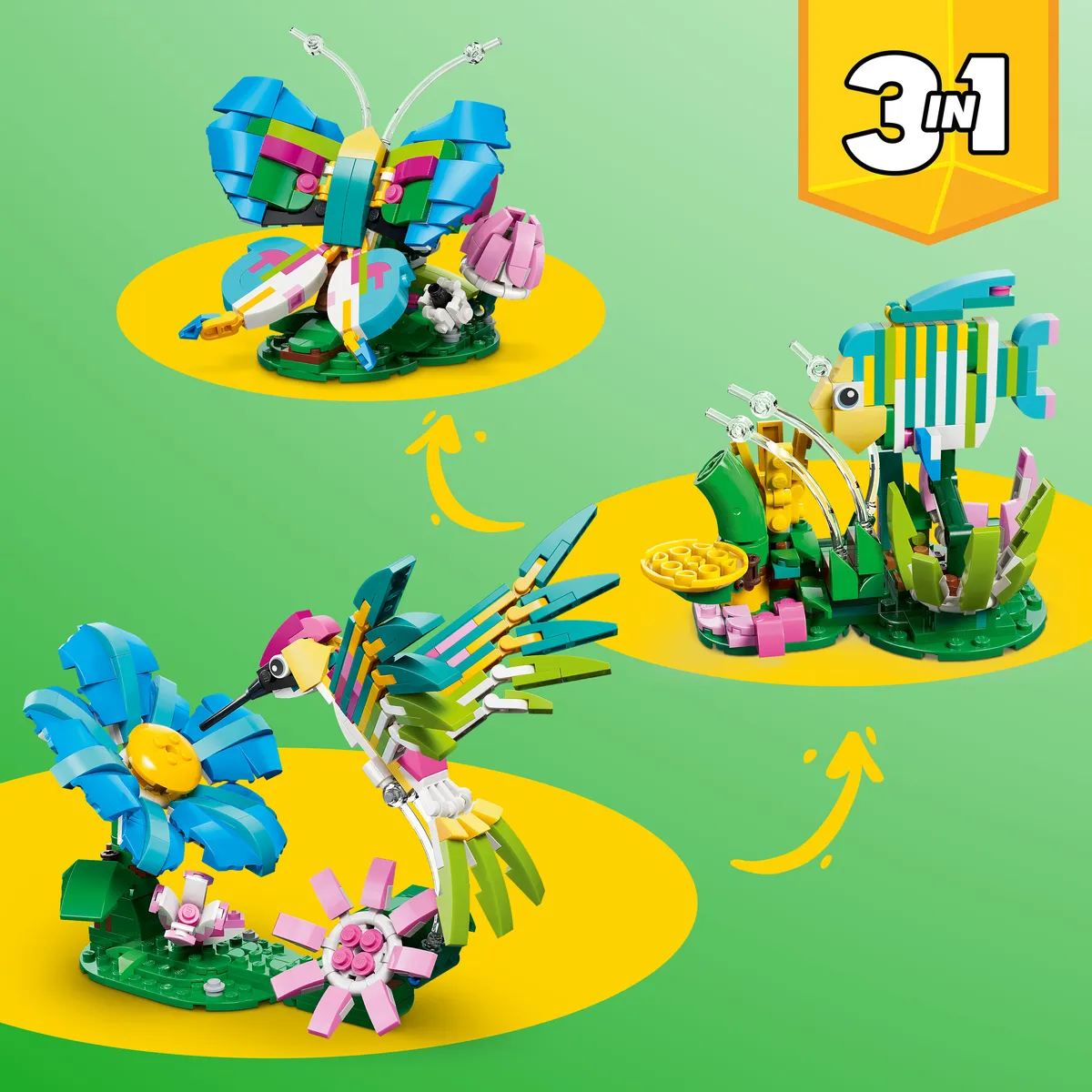 LEGO Wild Animals: Colorful Hummingbird (31384) - Bild 18