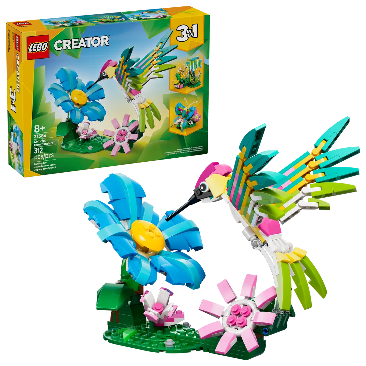 LEGO Wild Animals: Colorful Hummingbird (31384) - Bild 7