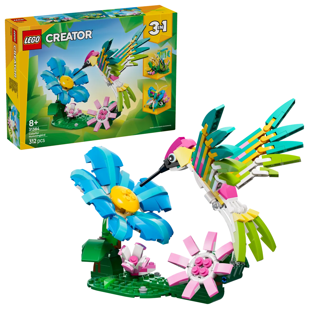 LEGO Wild Animals: Colorful Hummingbird (31384) - Bild 2