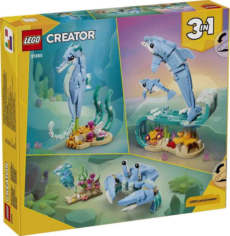 Zeedieren: prachtige dolfijnen van LEGO – productfoto 13 van 25