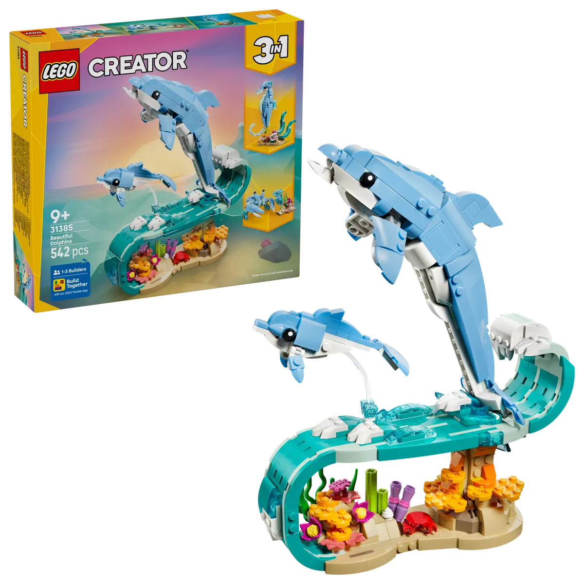 LEGO Sea Animals: Beautiful Dolphins (31385) - Bild 1