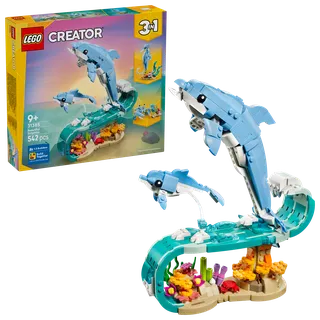 Zeedieren: prachtige dolfijnen van LEGO – productfoto 4 van 25