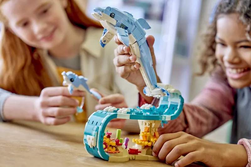 Zeedieren: prachtige dolfijnen van LEGO – productfoto 8 van 25