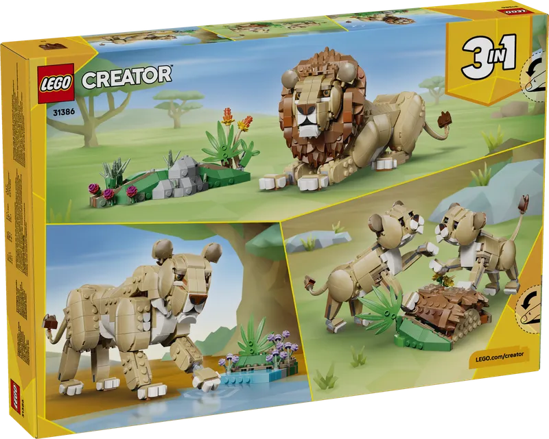 Wild Animals: Majestic Lion von LEGO – Produktfoto 17 von 17