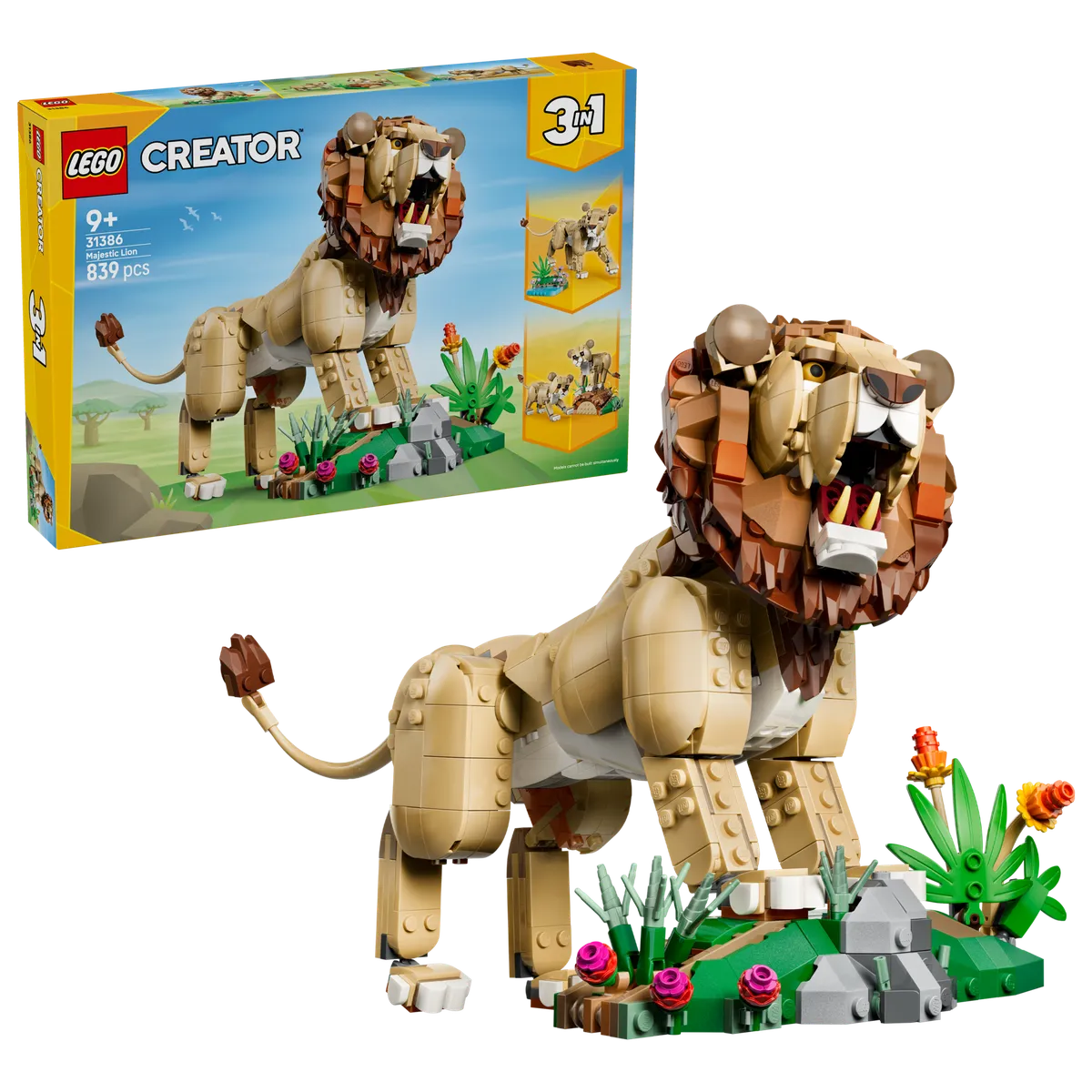 LEGO Wild Animals: Majestic Lion (31386) - Bild 9