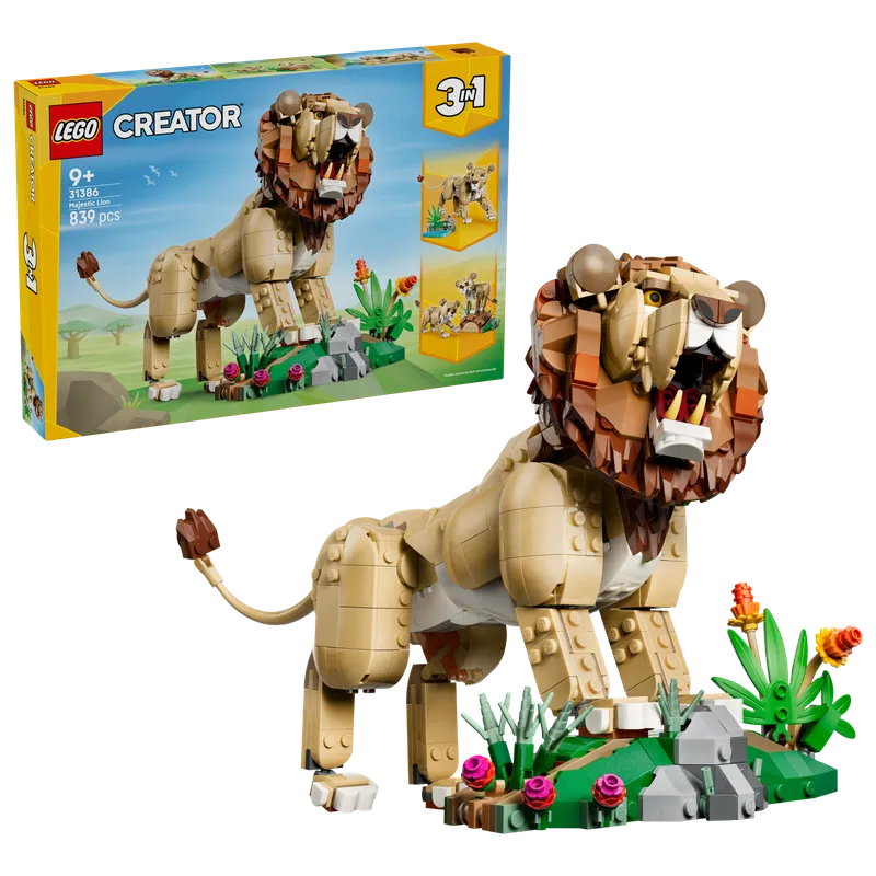 Wild Animals: Majestic Lion von LEGO – Produktfoto 2 von 17