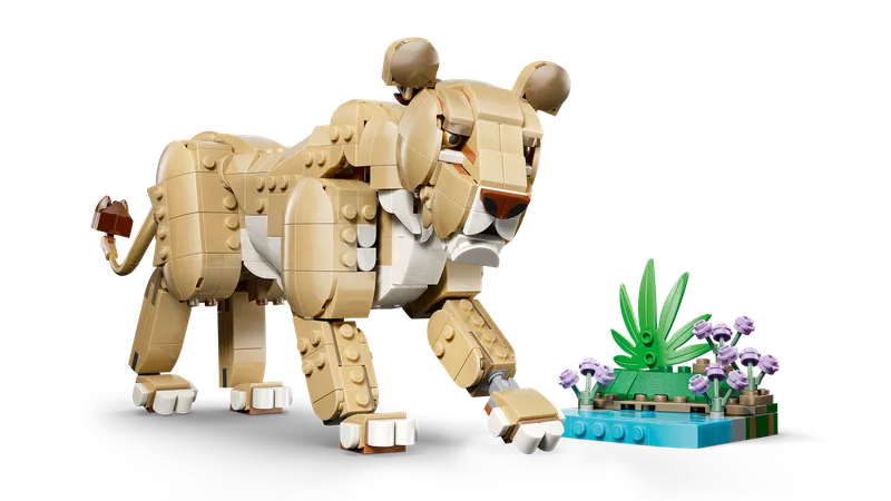 Wild Animals: Majestic Lion von LEGO – Produktfoto 9 von 17