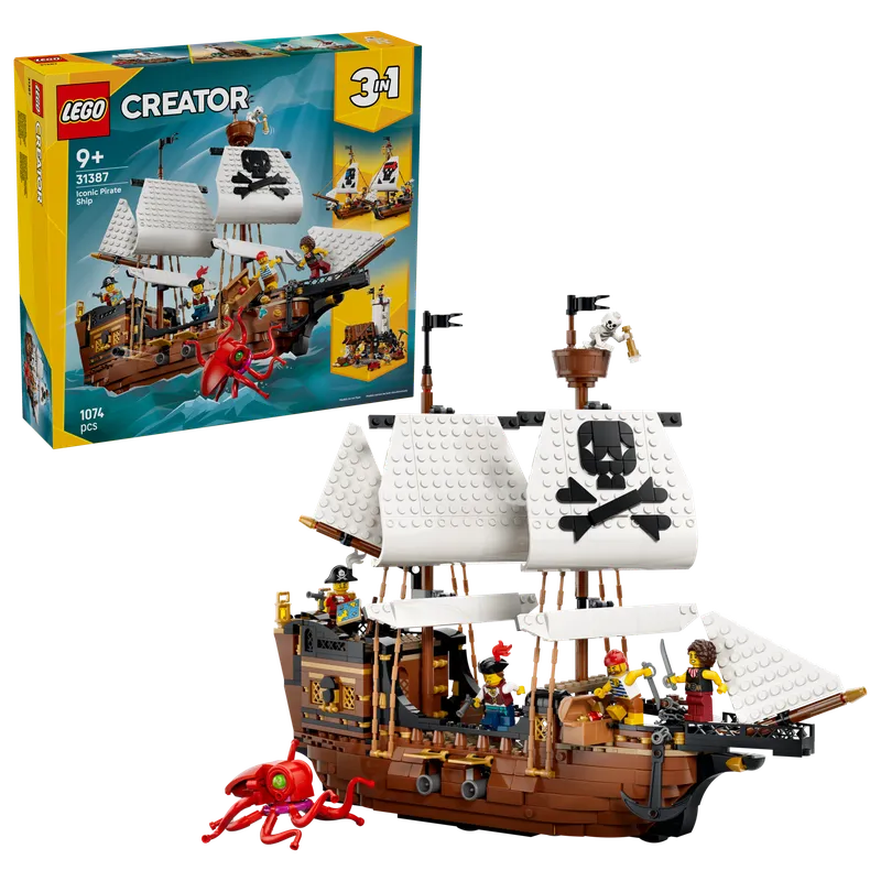 Iconic Pirate Ship van LEGO – productfoto 2 van 19