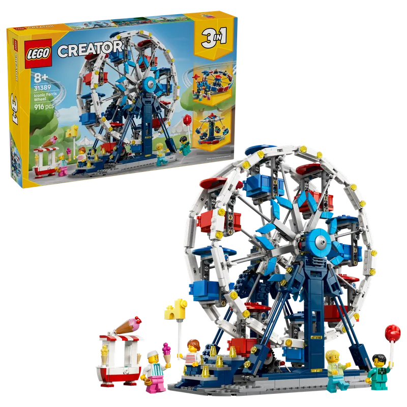 Iconic Ferris Wheel van LEGO – productfoto 2 van 15