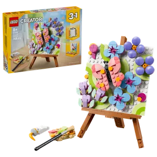 Floral Art Decor Painting von LEGO – Produktfoto 2 von 17