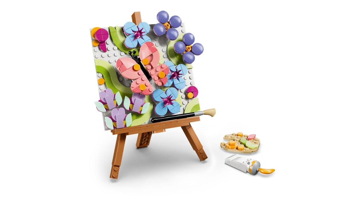 LEGO Floral Art Decor Painting (31390) - Bild 3