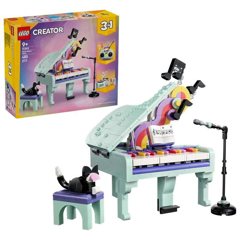 Music Decor Piano with Cat by LEGO – product photo 2 of 17
