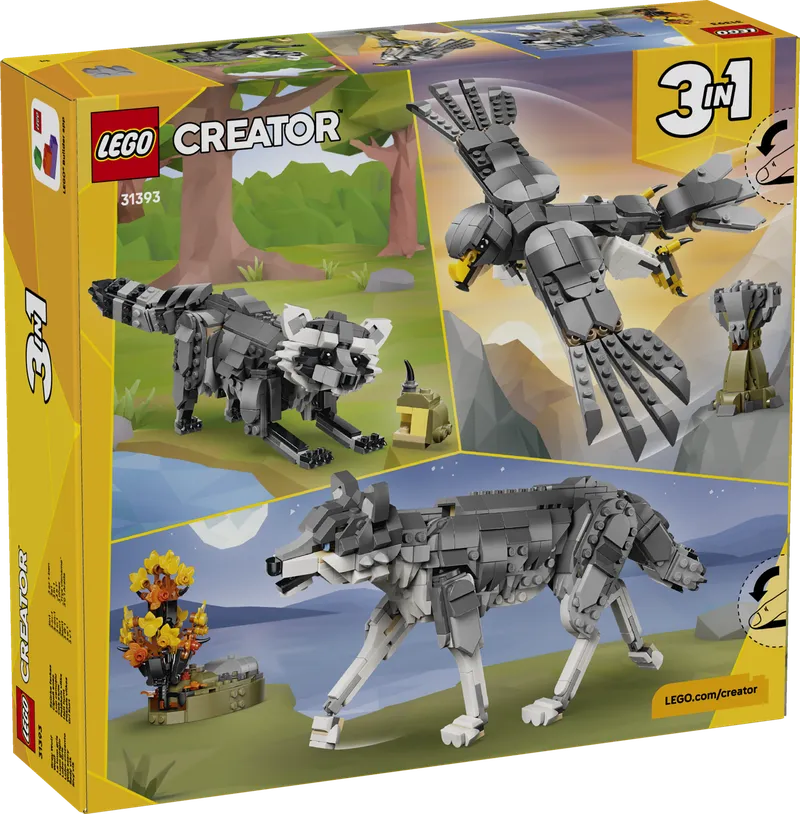 Forest Animals: Gray Wolf de LEGO – photo du produit 17 sur 17