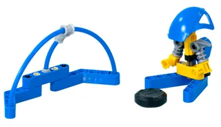 Blue Player & Goal von LEGO – Produktfoto