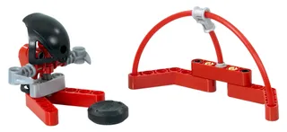 Red Player & Goal von LEGO – Produktfoto