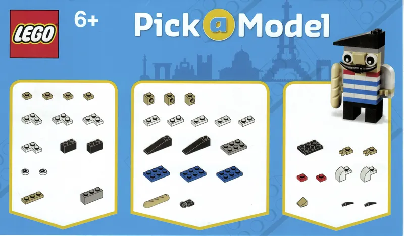 Parisian Guy van LEGO – productfoto